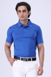 Moderno Knit Royal Blue Golf Polo